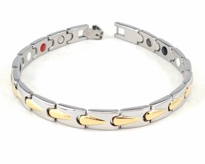 BRACELET GOLD CELEBRITY STAINLESS STEEL