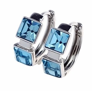 gold plated earrings with exclusive cubic zirconia