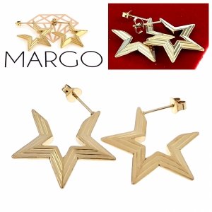 gold earrings made of stainless steel