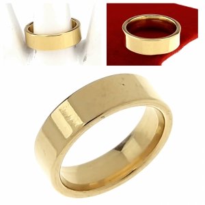 ring 19,00mm gold stainless steel