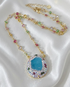 GOLD CHAIN NECKLACE celebrity STAINLESS STEEL