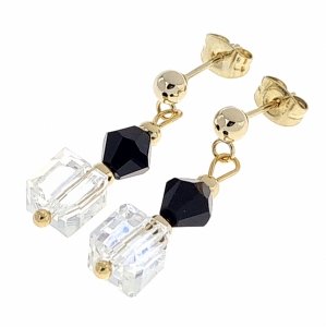 gold earrings made of stainless steel