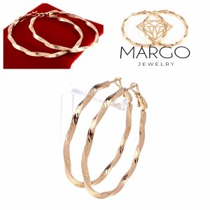 exclusive swarovski gold-plated earrings
