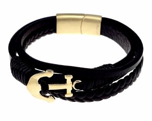 BRACELET GOLD CELEBRITY STAINLESS STEEL