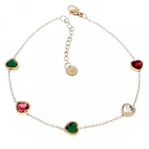 BRACELET GOLD CELEBRITY STAINLESS STEEL