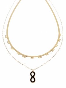 GOLD CHAIN NECKLACE celebrity STAINLESS STEEL