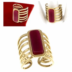 ring 18,30mm gold stainless steel