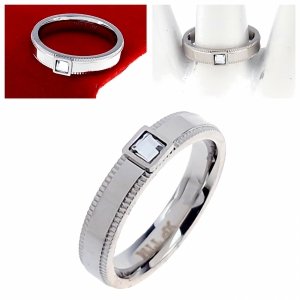 ring 17,30mm gold stainless steel 