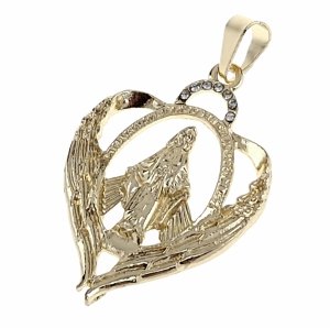 gold pendant 18k shiny xuping