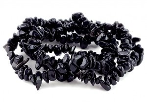 a band of natural stones for jewellery making