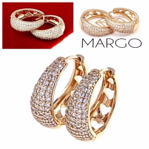 exclusive swarovski gold-plated earrings