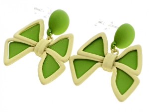 Earrings summer neon hanging