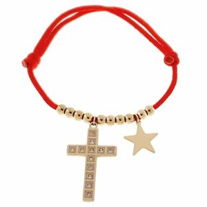 GOLD BRACELET STAINLESS STEEL STRING