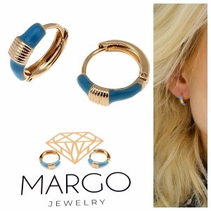 gold plated earrings with exclusive cubic zirconia