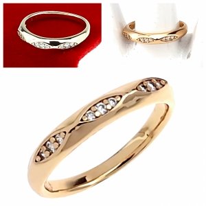 gold ring 18,60mm. gold-plated engagement xuping