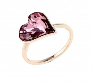 gold ring 18,00mm. gold-plated engagement xuping