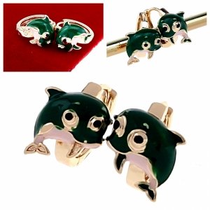 exclusive swarovski gold-plated earrings