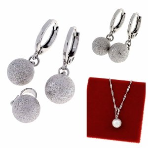 18k gold plated set pendant earrings xuping