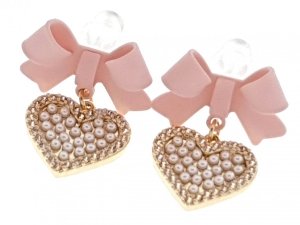 gold plated earrings with exclusive cubic zirconia