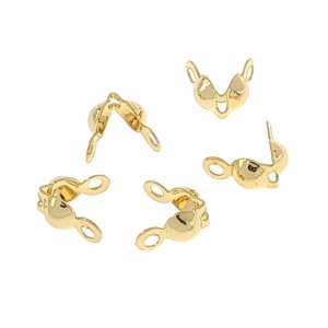 GOLD PLATED CARABINER 12MM FOR BRACELET OR CHAIN