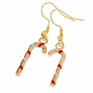 gold earrings made of stainless steel