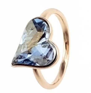gold ring 16,60mm. gold-plated engagement xuping