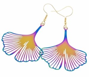 EARRINGS SILVER STAINLESS STEEL CELEBRITY