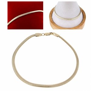 gold bracelet for a gold-plated leg