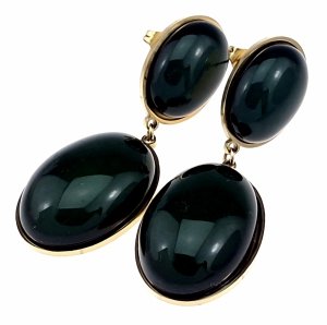 gold earrings made of stainless steel