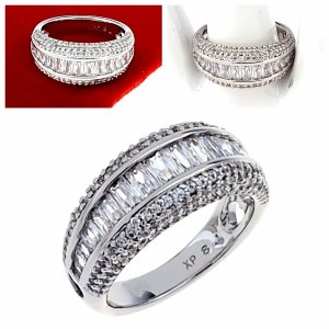 gold ring 18,60mm. gold-plated engagement xuping