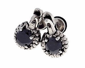gold earrings made of stainless steel