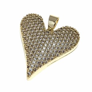 gold pendant 18k shiny xuping