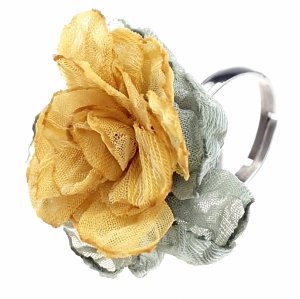 gold ring 17,60mm. gold-plated engagement xuping