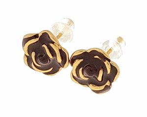 gold plated earrings with exclusive cubic zirconia