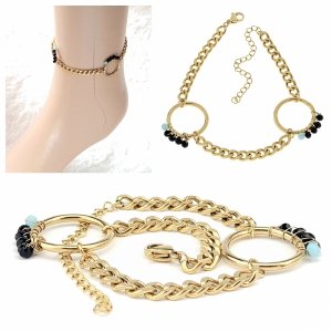 BRACELET GOLD CELEBRITY STAINLESS STEEL