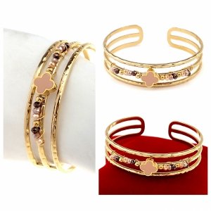 gold bracelet for a gold-plated leg