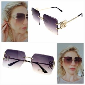 ok73 Damskie okulary przeciwsłoneczne muchy ozdobne UV400