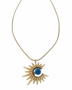 2856 Złoty łańcuszek 43+5cm naszyjnik stal chirurgiczna nierdzewna 316L 