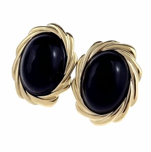 1939d Kolczyki złote wtyczki stal chirurgiczna 316L nierdzewna