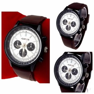 sz230 Elegancki zegarek męski silikonowy pasek Kurren