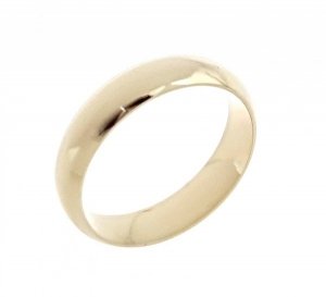 2326i Pierścionek 19,00mm złoty obrączka pozłacany 18k Xuping