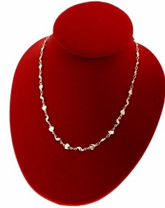 2900 Złoty łańcuszek naszyjnik 47cm pozłacany 14k 