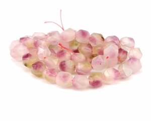 4136 Jadeit kamień naturalny kula fasetowana 8mm sznur 38cm