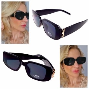ok66 Damskie okulary przeciwsłoneczne ozdobne lato wakacje UV400