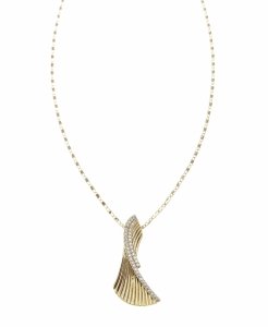 sz11 Złoty łańcuszek naszyjnik 50cm pozłacany 14k 
