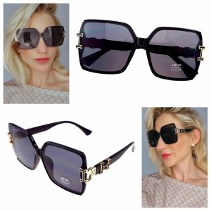 ok98 Damskie okulary przeciwsłoneczne muchy ozdobne UV400
