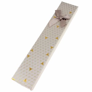 3631 Pudełko na biżuterię bransoletkę łańcuszek ozdobne z kokardką