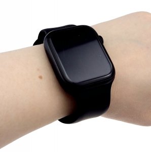 Smartwatch Ultimate T500 Hlwatch PRO LSSD zegarek wygodny sylikonowy pasek czarny