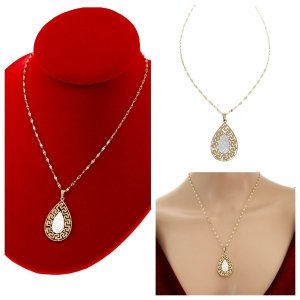 @531d Złoty łańcuszek naszyjnik 46+5 stal chirurgiczna 316L celebrytka Viki lady