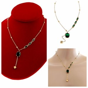 2394 Złoty łańcuszek 40+5 naszyjnik stal chirurgiczna nierdzewna 316L 